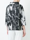abstract printed jacket
