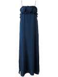 long ruched bust dress