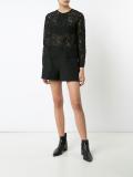 front placket lace blouse