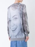 printed long sweatshirt
