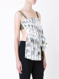 draped smock top