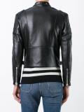 patched biker jacket