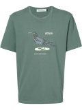 bird print T-shirt 