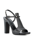 Valentino Garavani Rockstud Rolling peep toe sandals