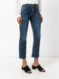 cropped flared jeans 