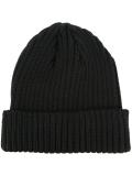 turn up ribbed beanie