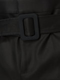belted tailored trousers