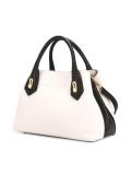 contrast detailing tote bag