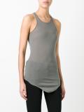 curved hem tank top