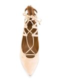 lace-up ballerina shoes