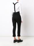 brace cropped trousers
