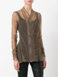 mesh long sleeved jacket