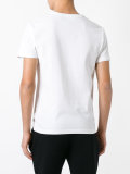 embroidered text T-shirt