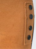 leather wide leg trousers