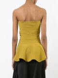 strapless bow tank