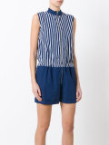 sleeveless zip playsuit 