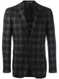checked blazer