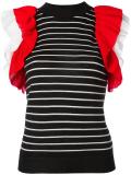 striped knitted top 
