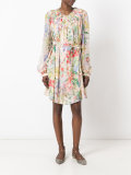 floral print longsleeved dress