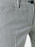 striped flared trousers 
