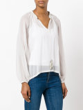 tassel neck blouse 