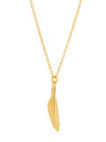 'Mini Feather Biography' pendant