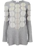 embellished ribbed jumper