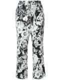 floral print trousers