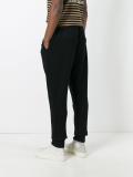 zip detail track pants