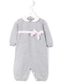ribbon waistband knitted romper
