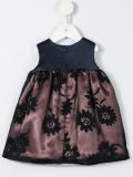 floral trapeze dress with bloomers