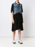 denim panel dress