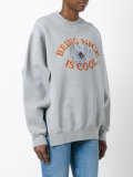 'being nice' print sweatshirt