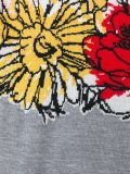 'Intarsia'花卉毛衣