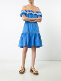 embroidered off-shoulder dress