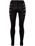 ribbed paneling leggings