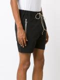 zipped pocket shorts