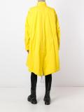 layered effect raincoat