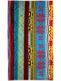patterned beach towel