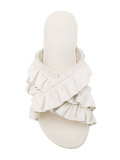 crisscross strap sandals
