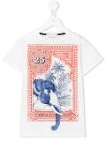 elephant print T-shirt