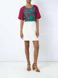 abstract print blouse
