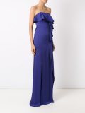 strapless gown