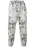 nautical print trousers