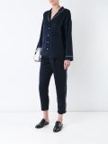 satin cropped trousers