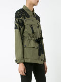 drawstring fitted jacket 