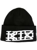 embroidered logo beanie