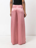 wide leg flared trousers