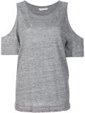 cut-off sleeves blouse