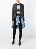 padded front cardigan